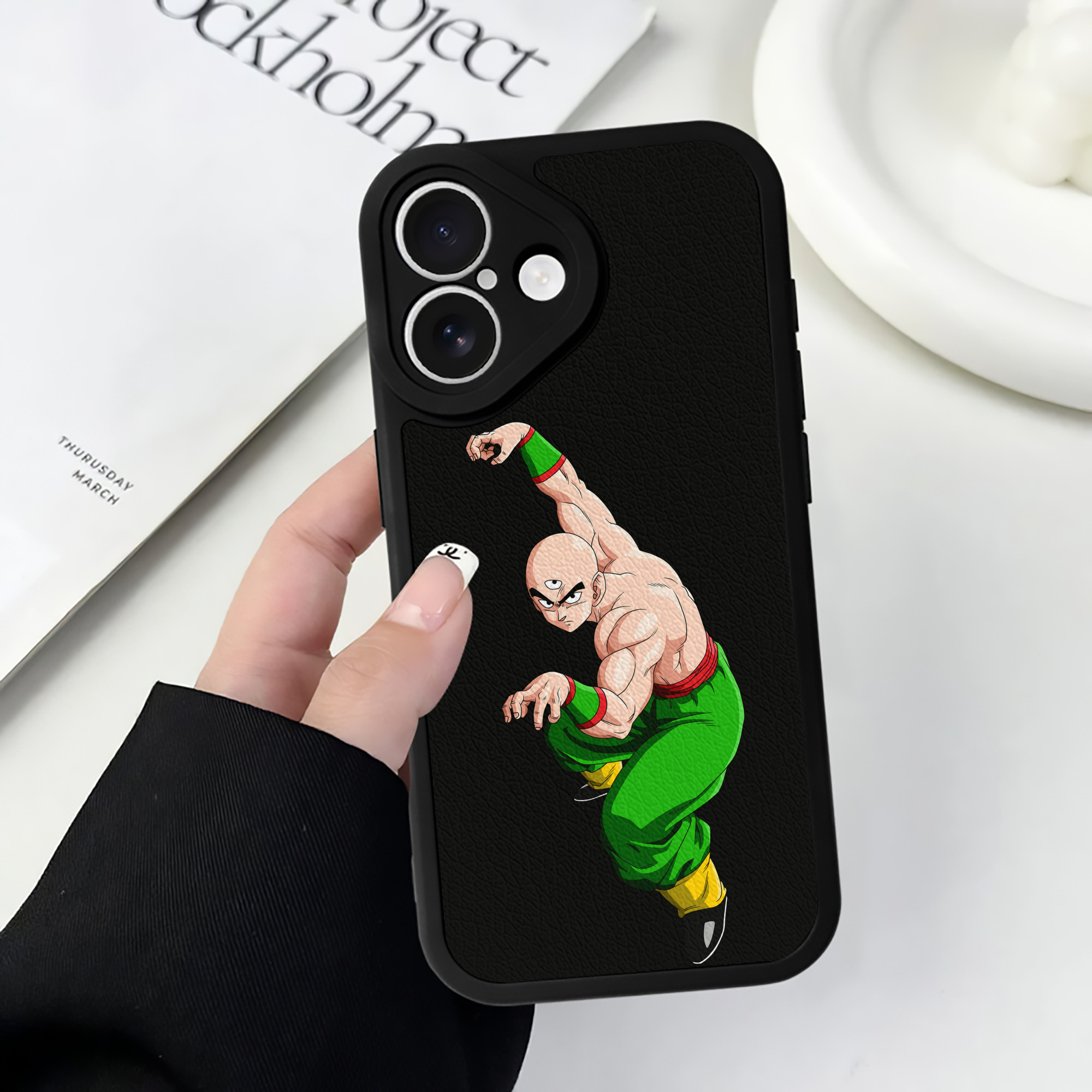 （画像用） ドラゴンボール DRAGON BALL 【iPhone 16シリーズ対応】シリコンスマホケース（レザー調） 材質：シリコン